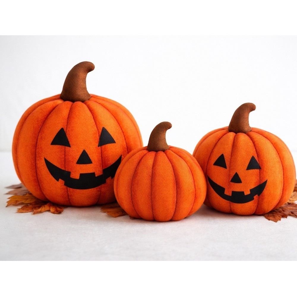 Pumpkin Patch Fabric Cut Sew Panel Halloween Fall Harvest Decor DIY Arts Crafts